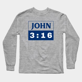 Bible Verse John 3:16 | Christian Long Sleeve T-Shirt